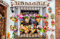 Window Decorated with Flower Pots