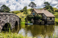 Water Mill Near the Arch Bridge, New Zealand