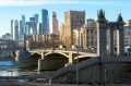 Borodinsky Bridge on River Moscow