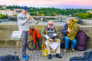 Street Musicians on Charles Bridge, Prague