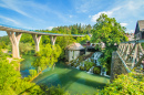 Korana River and Village of Rastoke, Croatia