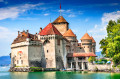 Chillon Castle, Lake Geneve, Switzerland