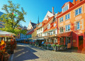 Street Cafe in Riga, Latvia