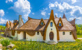 Clay Castle of Porumbacu Village, Romania