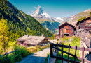 Zermatt Village with Matterhorn, Switzerland