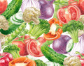 Watercolor Vegetables