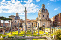 The Trajan's Forum in Rome, Italy