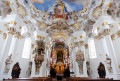 Wieskirche Church in Bavaria, Germany