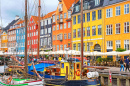 Nyhavn Waterfront, Copenhagen, Denmark