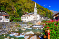 Alpine Village Lillianes, North Italy