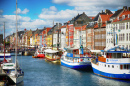 Nyhavn Waterfront, Copenhagen, Denmark