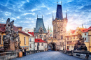 Charles Bridge in Prague, Czech Republic