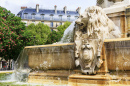 Fountain in Paris, France