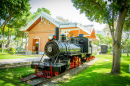 Reducto Park With Train, Lima, Peru