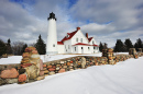 Point Iroquois Lighthouse, Whitefish Bay, Michigan