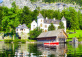 Castle at the Mountain River