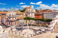 Ruins of Trajan Forum, Rome, Italy