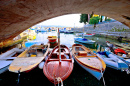 Icici Village Bridge and Harbor, Croatia