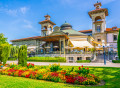 Esplanade of Montbenon in Lausanne, Switzerland