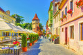 Carpenters' Tower in Sibiu City, Romania