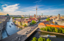 Berlin Skyline and River Spree