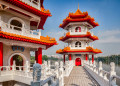 Twin Pagodas on Jurong Lake, Singapore