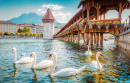 Historic Center of Lucerne with Chapel Bridge