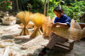 Weaving Bamboo Fish Traps, Vietnam