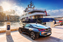 BMW I8 at the Marina in Birgu, Malta