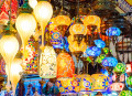 Lanterns at the Grand Bazaar in Istanbul, Turkey