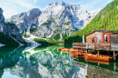 Braies Lake, Italian Alps