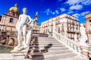 Piazza Pretoria, Palermo, Italy