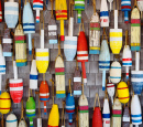 Buoys in Provincetown, Massachusetts