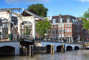 Skinny Bridge in Amsterdam, The Netherlands