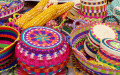 Wicker Souvenir Baskets, Cuenca, Ecuador