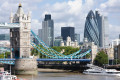 Tower Bridge and The Gherkin, London