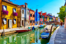 Burano Island, Venice, Italy