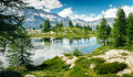 Bellagarda Lake, Piedmont, Italy