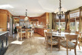 Kitchen with Island and Eating Area