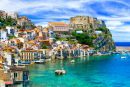 Medieval Scilla with Old Castle, Italy