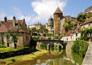 Medieval Burgundy Town of Semur En Auxois