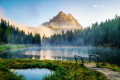 Antorno Lake, Dolomites, Italy