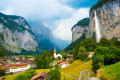 Staubbach Waterfall, Swiss Alps