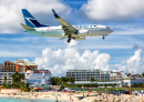 Sint Maarten Airport in the Caribbean