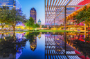 Dallas Downtown Cityscape at Twilight