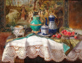 Still Life with Antiquities and Strawberries