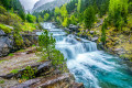 Waterfall in Ordesa Valley, Spain