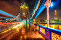 Tower Bridge with Traffic Lights, London