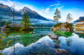 Hintersee Lake, German Alps