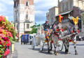 Horse Carriage in Krakow, Poland